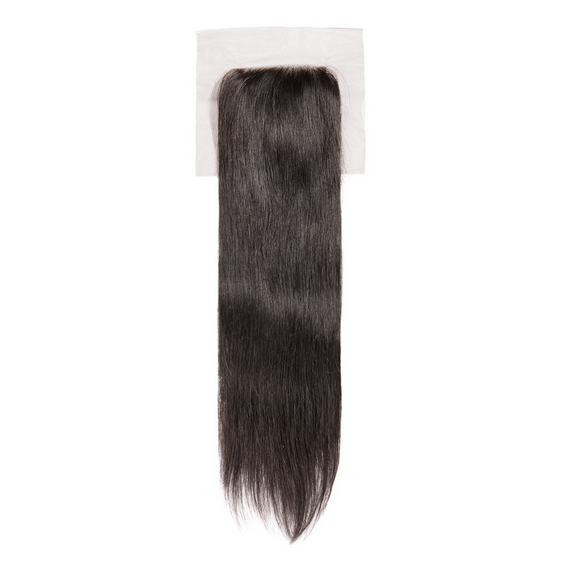 Virgin Hair Natural Straight 4x4 5x5 6x6 7x7 Transparent Lace Closure - 图片 3